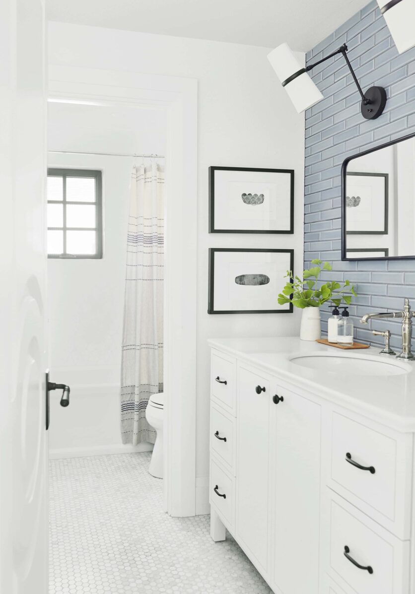 Emily Henderson Portland Traditional Downstairs Guest Bathroom2