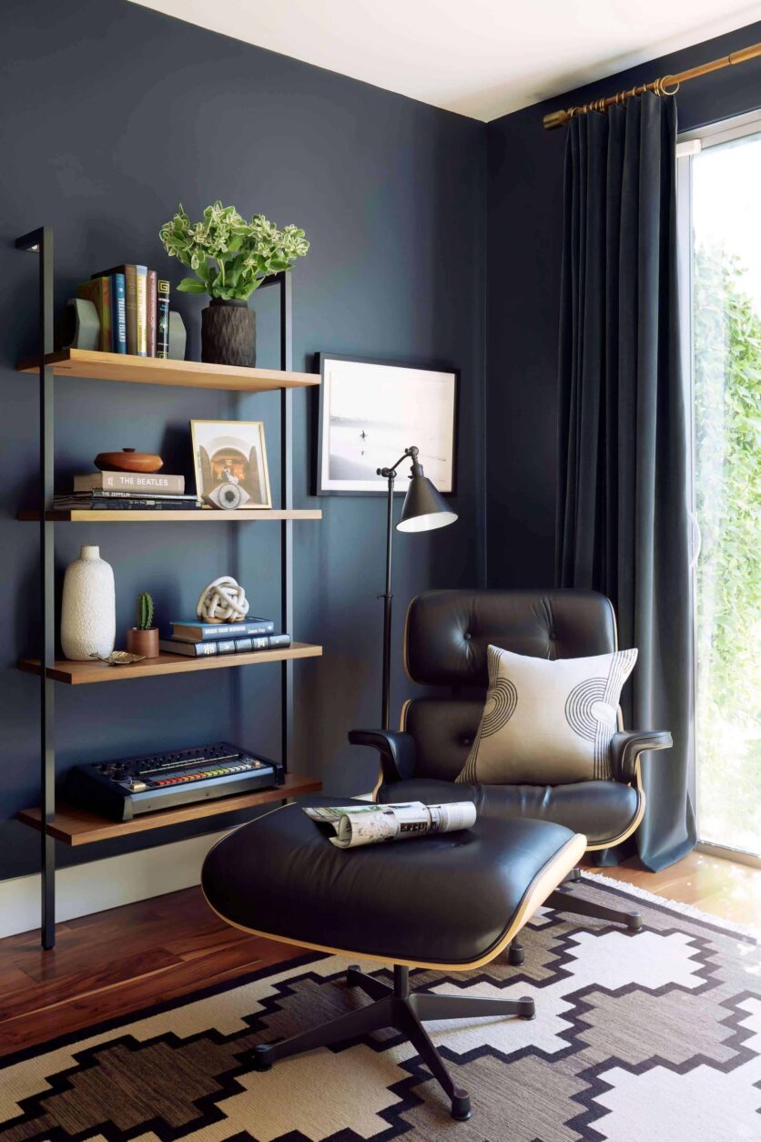 Emily Henderson_Home Office_Dark_Modern_Masculine_1